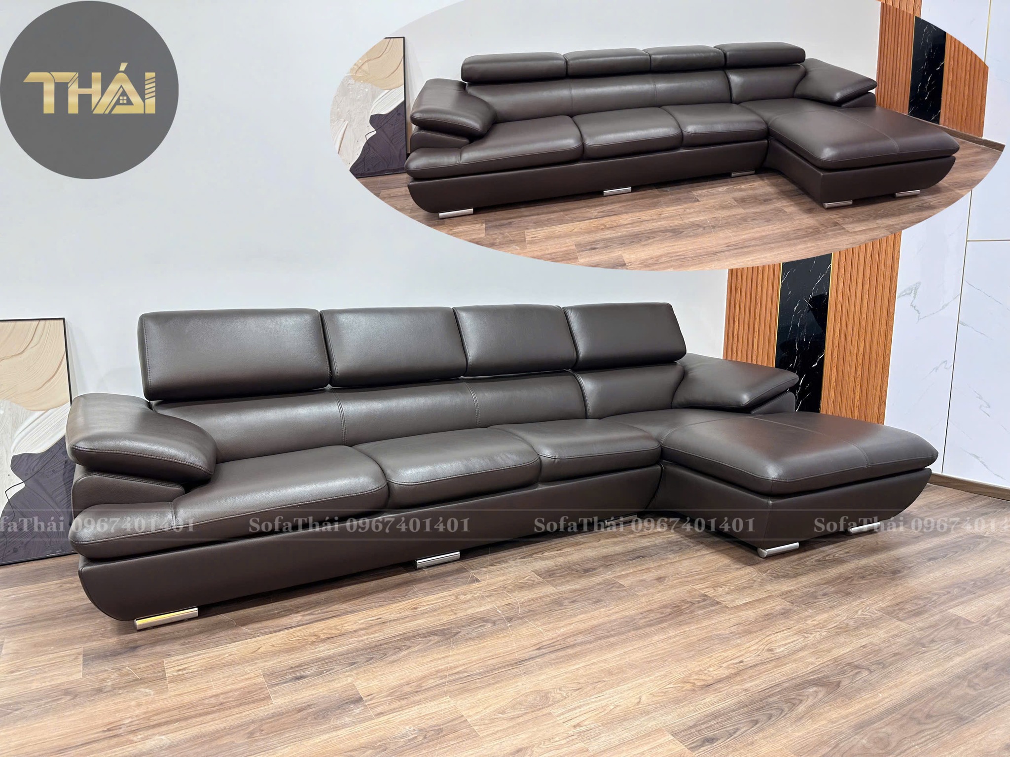 Ghế Sofa Góc L Bàn Trà Nhập Khẩu Đẳng Cấp - Ảnh 6