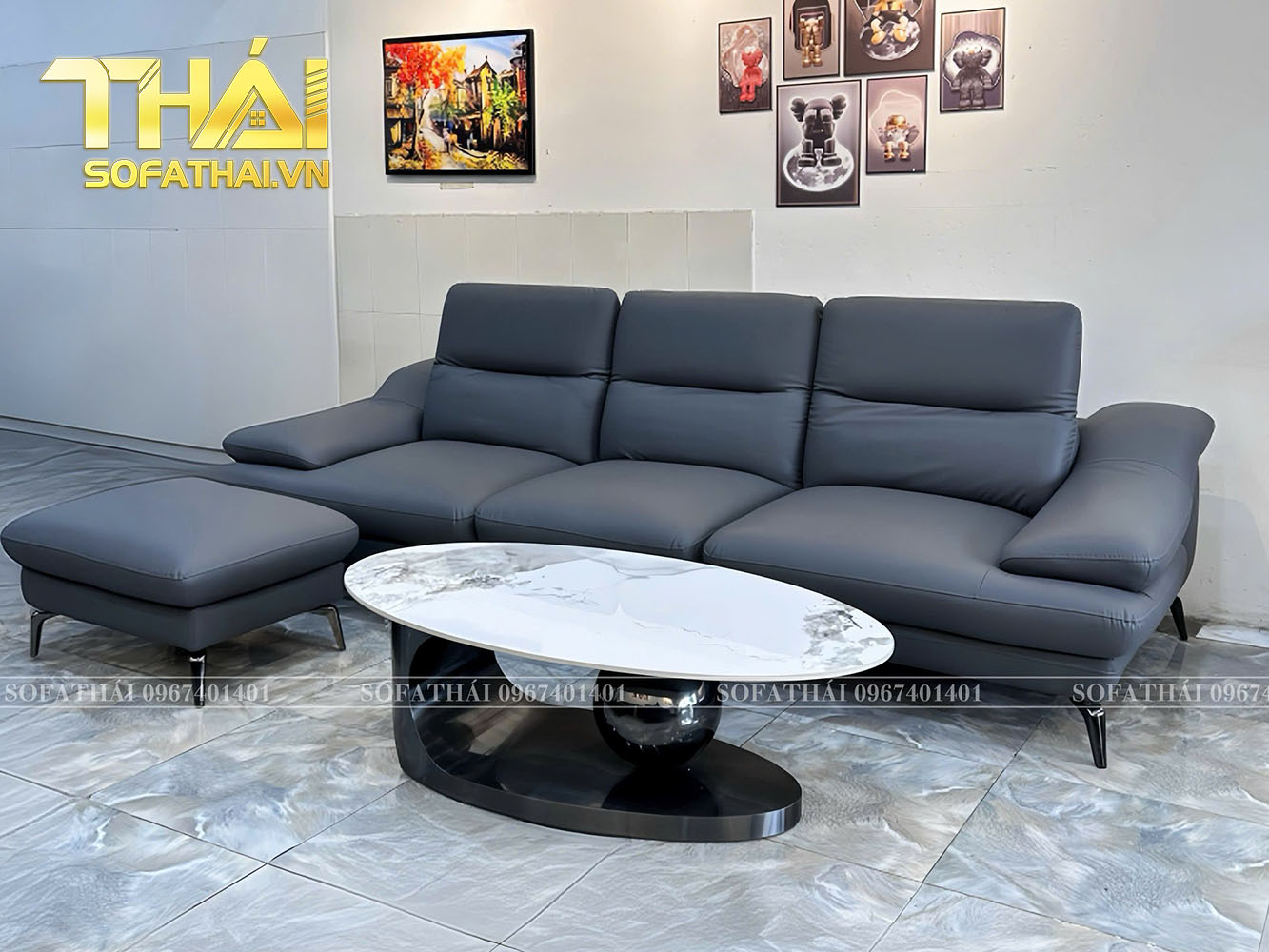 Ghế Sofa Băng Tựa Đầu Gật Gù Hiện Đại