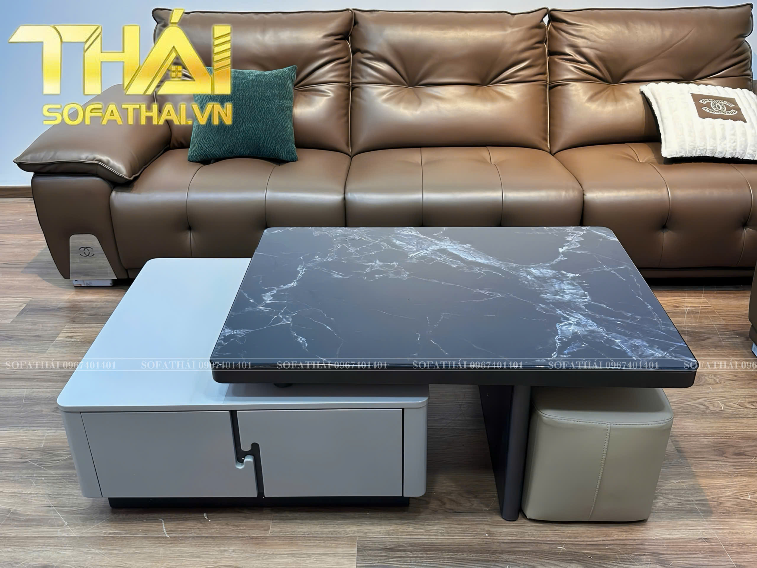 Ghế Sofa Băng 3m2 Da Sinh Thái Cao Cấp - Ảnh 6